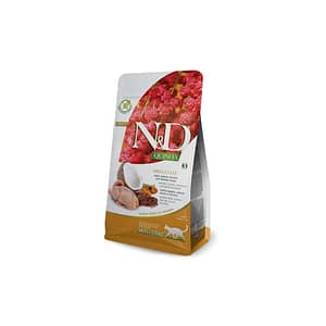 N&D Quinoa Cat Skin&Coat Quaglia,Cocco E Curcuma Adult 5 Kg.