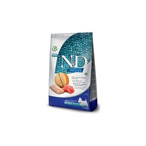 N&D Ocean Dog Salmone, Merluzzo, Cantalopo Adult Mini Kg 7