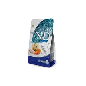 N&D Ocean Cat Merluzzo, Gamberi, Zucca, Melone Cantalupo Kitten Kg 5