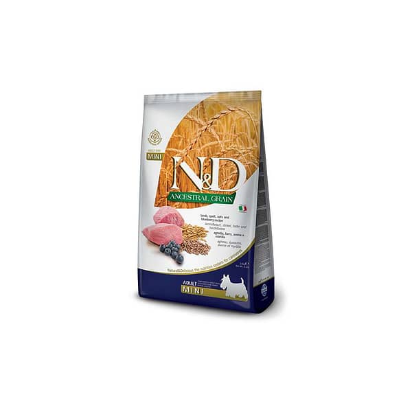 N&D Ancestral Dog Agnello E Mirtillo Adult Mini Kg 7