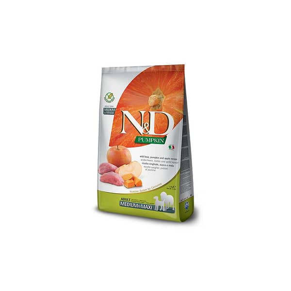 N&D Pumpkin Dog Cinghiale E Mela Adult Medium&Maxi Kg.12