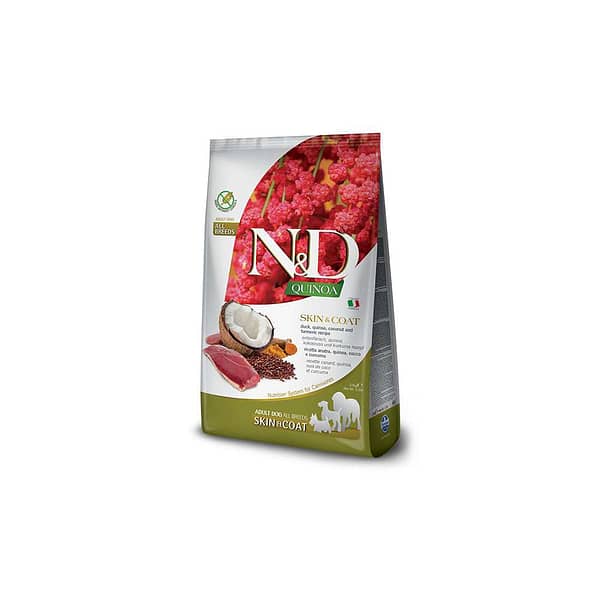 N&D Quinoa Dog Skin&Coat Anatra,Cocco E Curcuma Adult All Breeds Kg.7