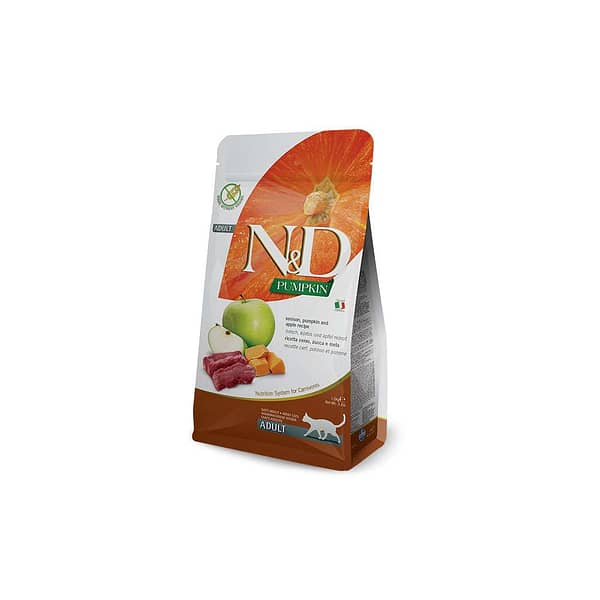 N&D Pumpkin Cat Cervo E Mela Adult Kg.5
