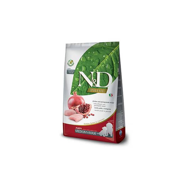 N&D Prime Dog Pollo E Melograno Puppy Medium/Maxi Kg.12